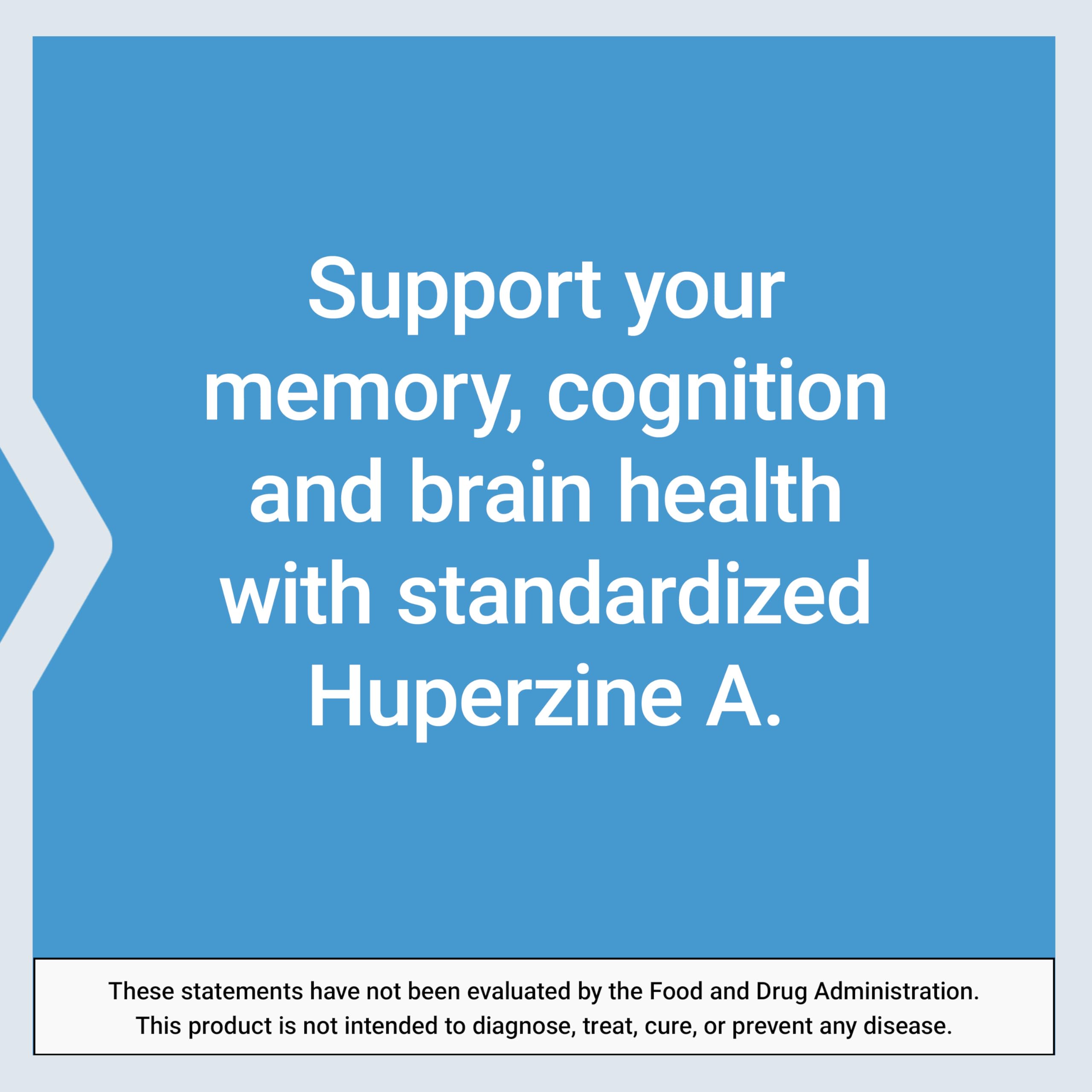 Life Extension Huperzine A gluten-free seal supports dietary accessibility