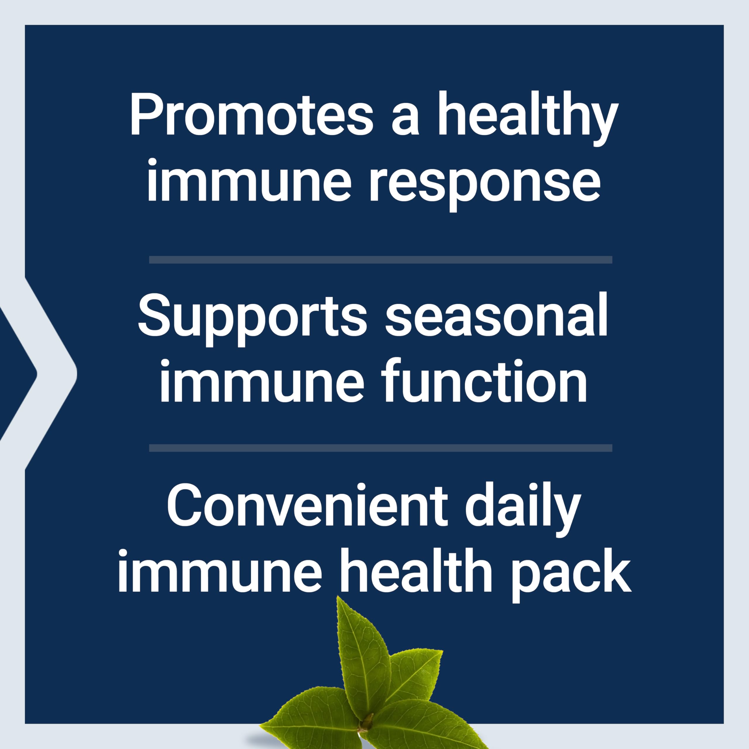 Life Extension Immune Packs packet open showing individual servings.