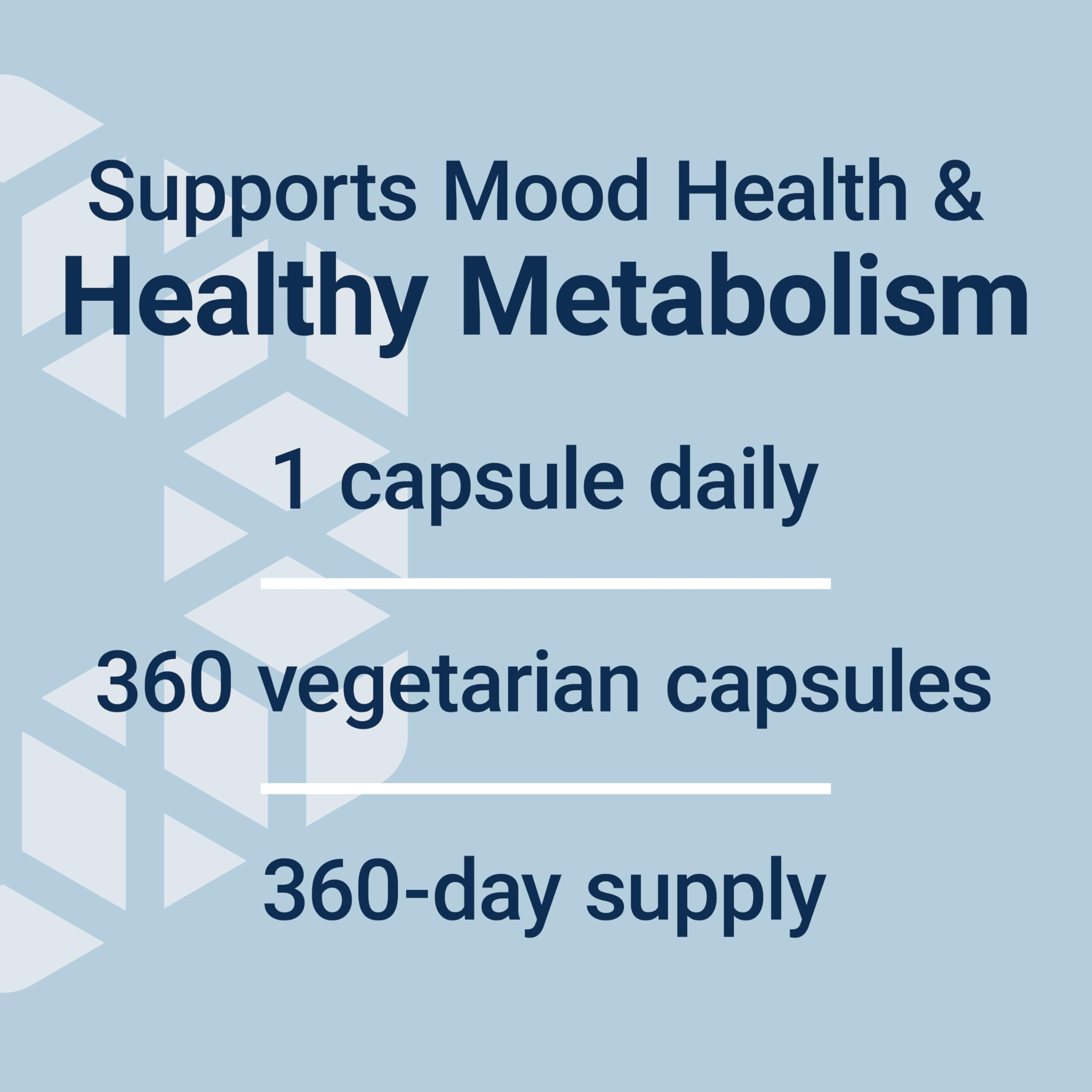 Life Extension Inositol Caps packaging graphic emphasizes gluten-free and non-GMO.