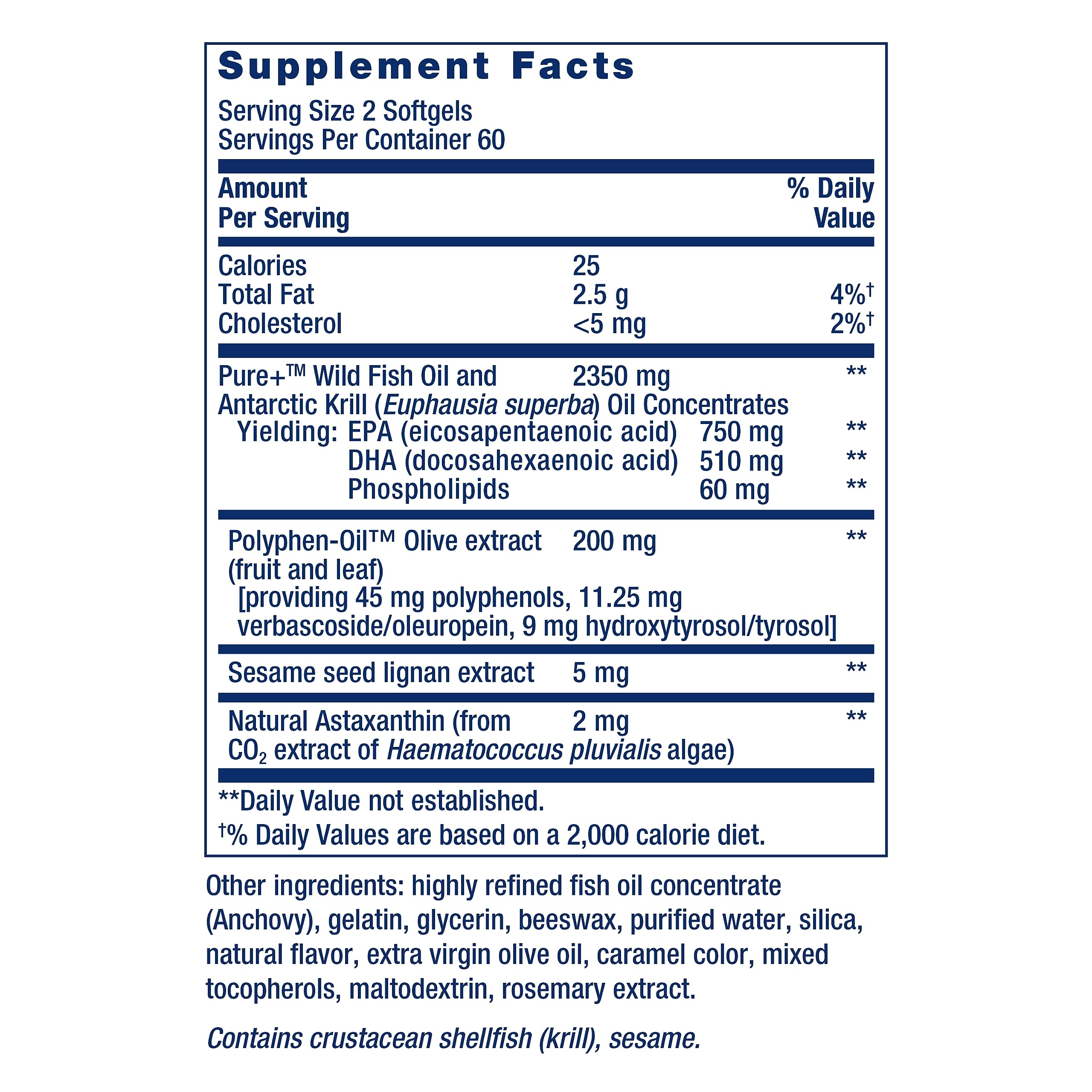 Life Extension Krill Oil Astaxanthin bottle shows antioxidant-rich omega blend