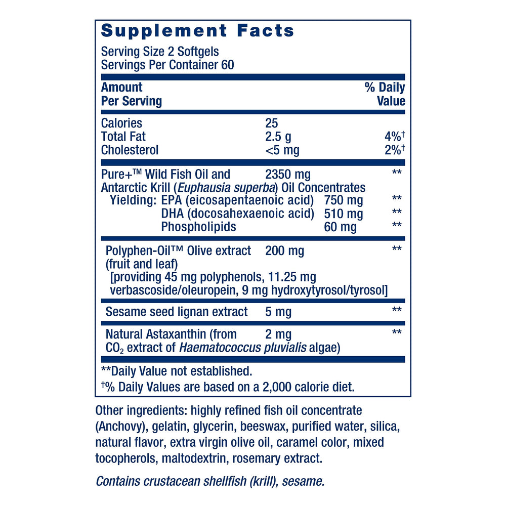 Life Extension Krill Oil Astaxanthin bottle shows antioxidant-rich omega blend
