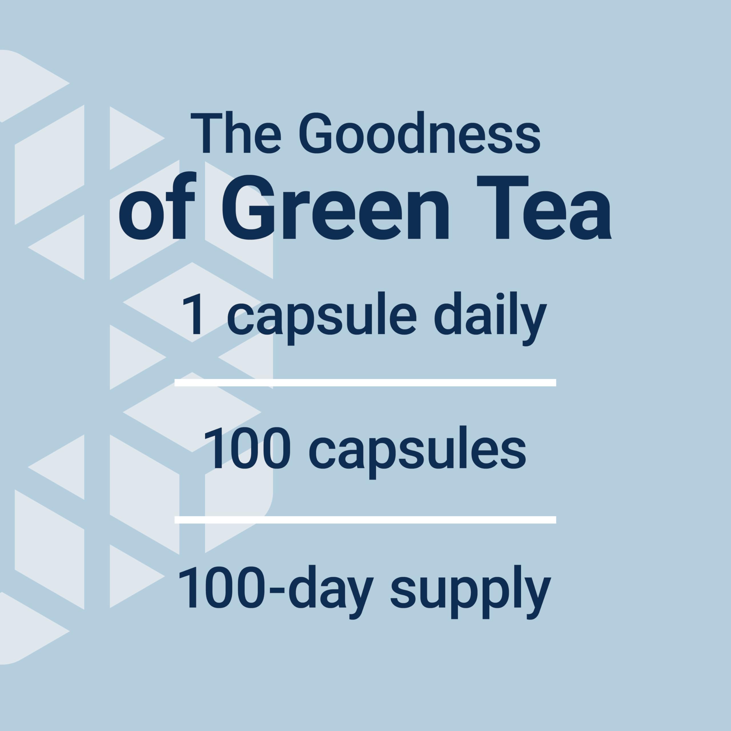 Life Extension Mega Green Tea Extract ingredients list shows quality sourcing.