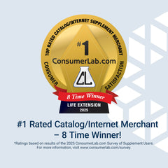 Life Extension Mega L-Ergothioneine ingredients list highlights quality