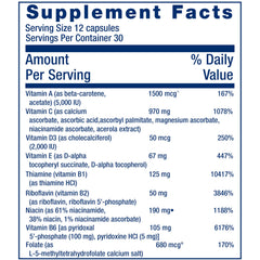 Life Extension Mix capsules fruit extracts – antioxidant-rich blend inside each capsule.