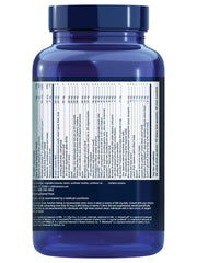 Life Extension Mix capsules label closeup – gluten-free, USA-made formulation details.