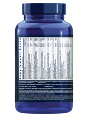 Life Extension Mix bottle side highlights high-potency vitamins and minerals for everyday immune and heart support.