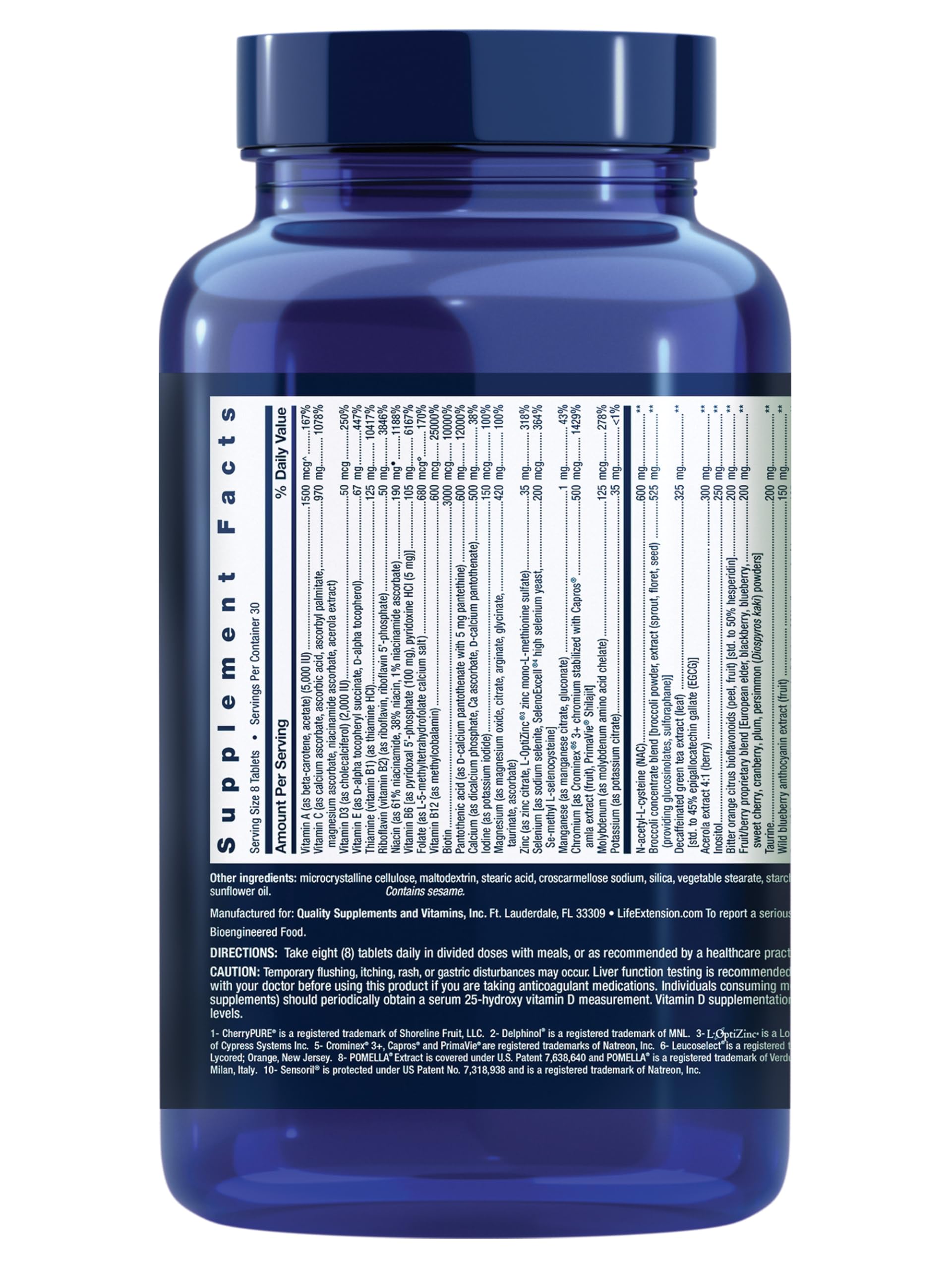 Life Extension Mix without Copper tablets closeup highlights high-potency vitamins and minerals for daily support.