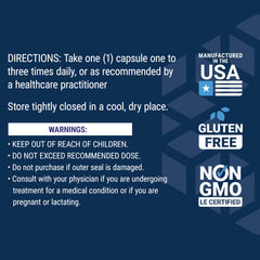 Life Extension NAC two-pack back highlights non-GMO, gluten-free quality.