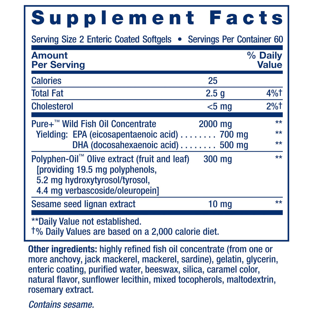 Life Extension Olive polyphenols bottle emphasizes Mediterranean-inspired antioxidants for overall wellness.