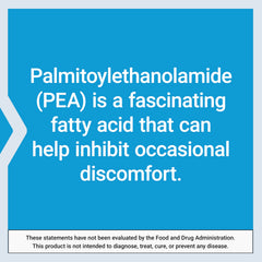 Life Extension Pea Discomfort Relief manufactured in the USA with quality controls.