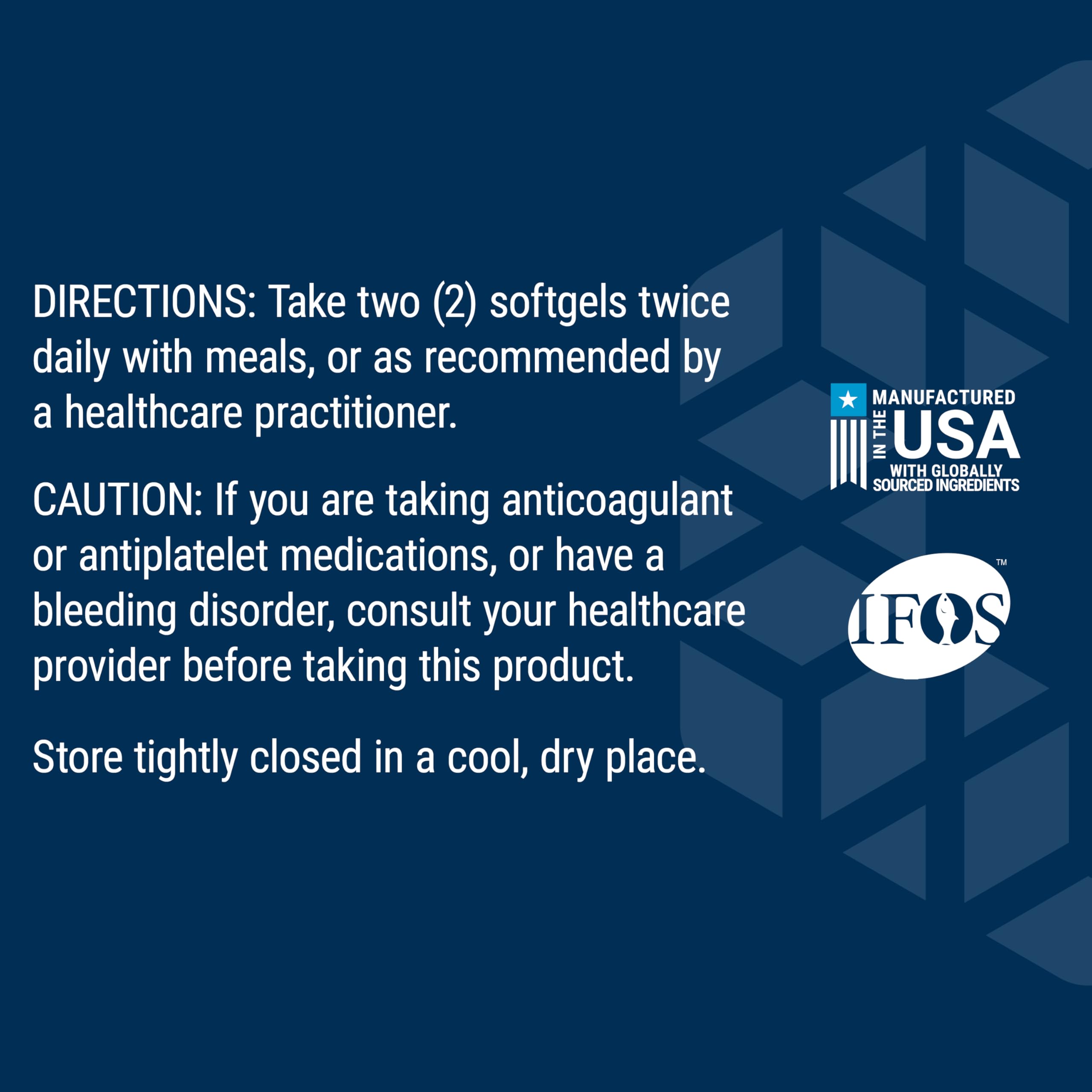 Life Extension South Pacific fishery label signals responsible sourcing.