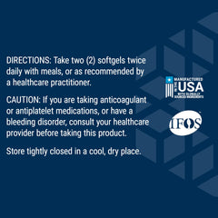 Life Extension South Pacific fishery label signals responsible sourcing.