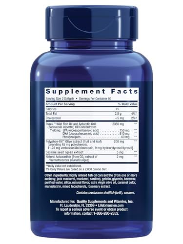 Life Extension Super Omega-3 Plus capsules close-up for EPA/DHA delivery