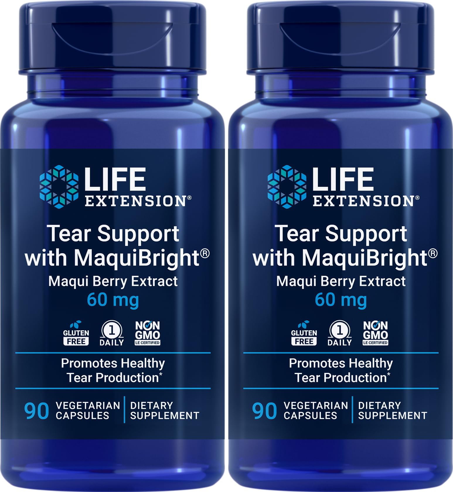 Life Extension Tear Support MaquiBright bottle front for daily eye comfort