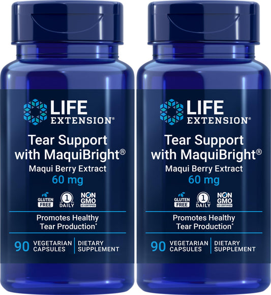 Life Extension Tear Support MaquiBright bottle front for daily eye comfort