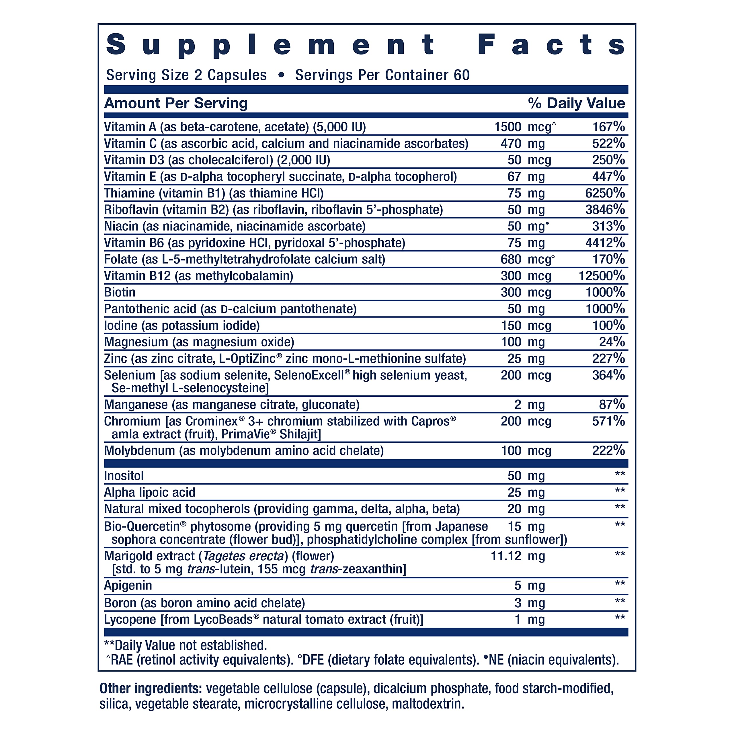 Life Extension Two-Per-Day capsules close-up, easy daily use.