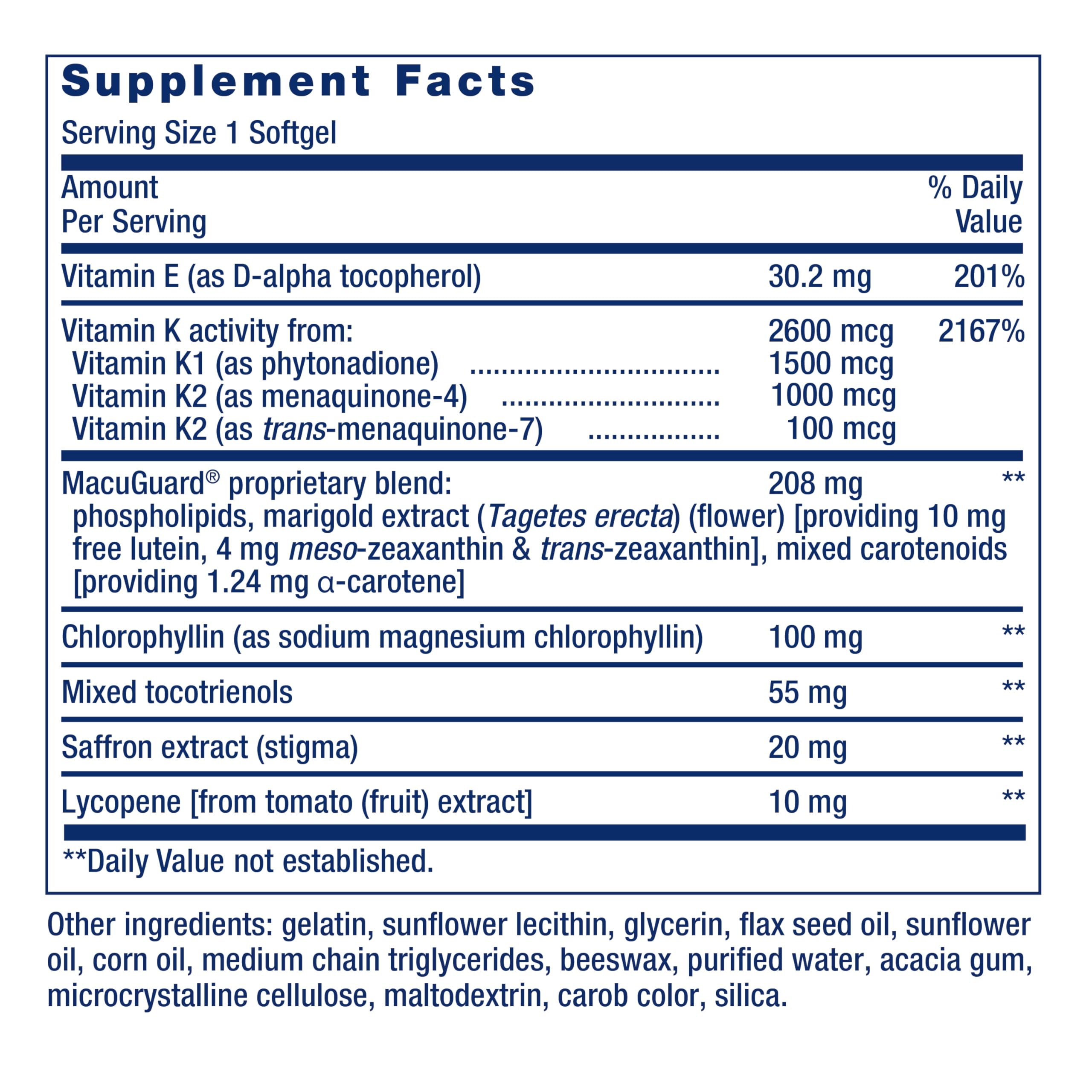 Life Extension Vitamin K Complex softgels promoting bone and arterial calcium balance
