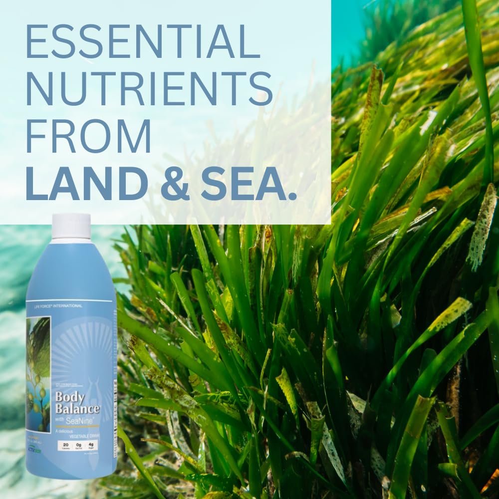 Life Force Balance nori and kombu sea greens on label.