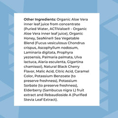 Life Force Balance SeaNine blend with red, green, brown sea vegetables.