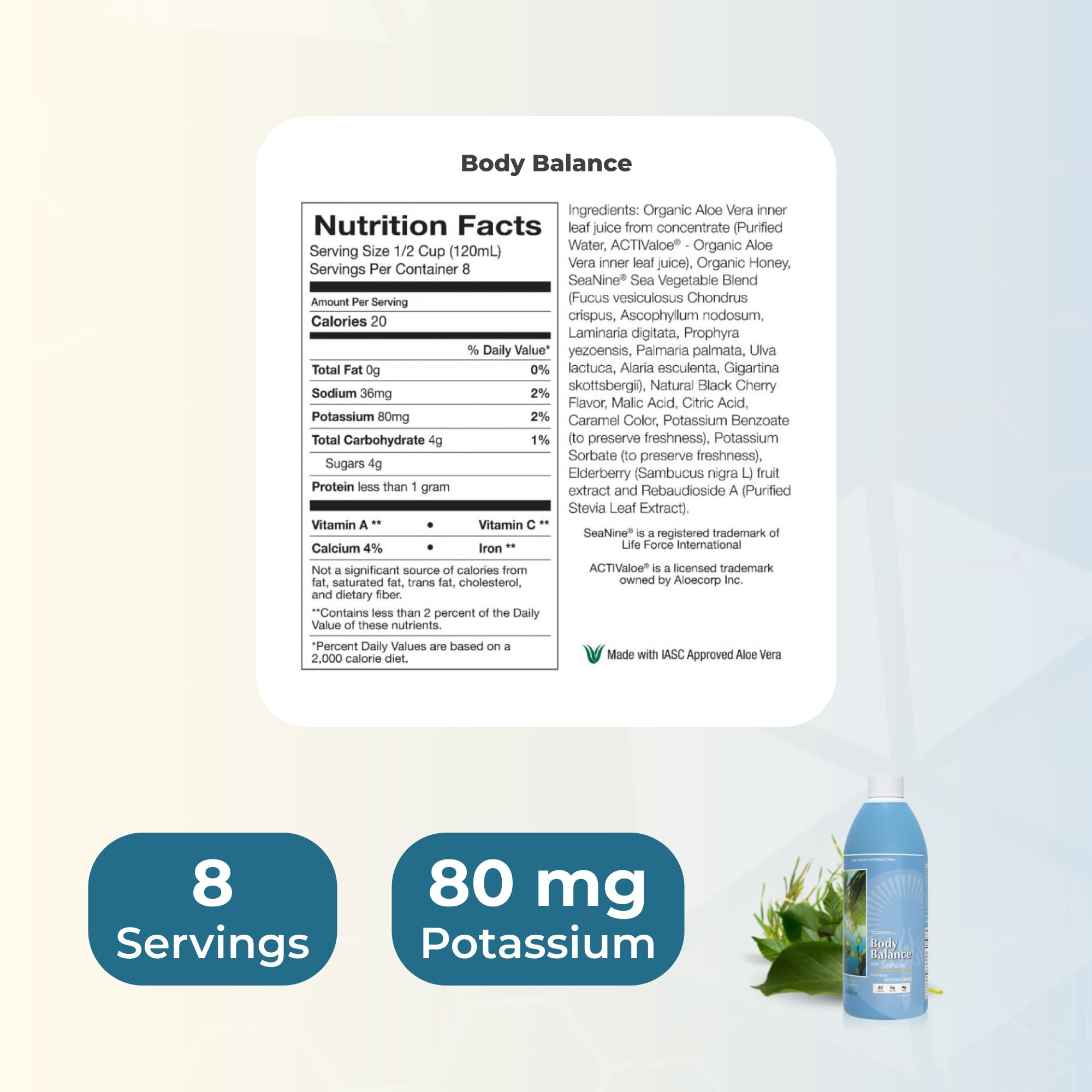 Life Force Sea Nine blend bowl features sea vegetables in a colorful, nutrient-dense mix.