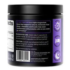 Packaging box and bottle layout for convenient nightly dosing.