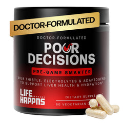 Life Happns liver-support bottle shows the doctor-formulated formula for daily wellness.