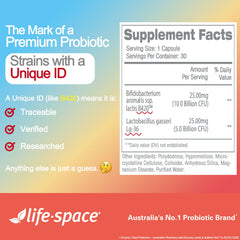 Packaging highlights Life-Space Shape B420 LG36 strains.