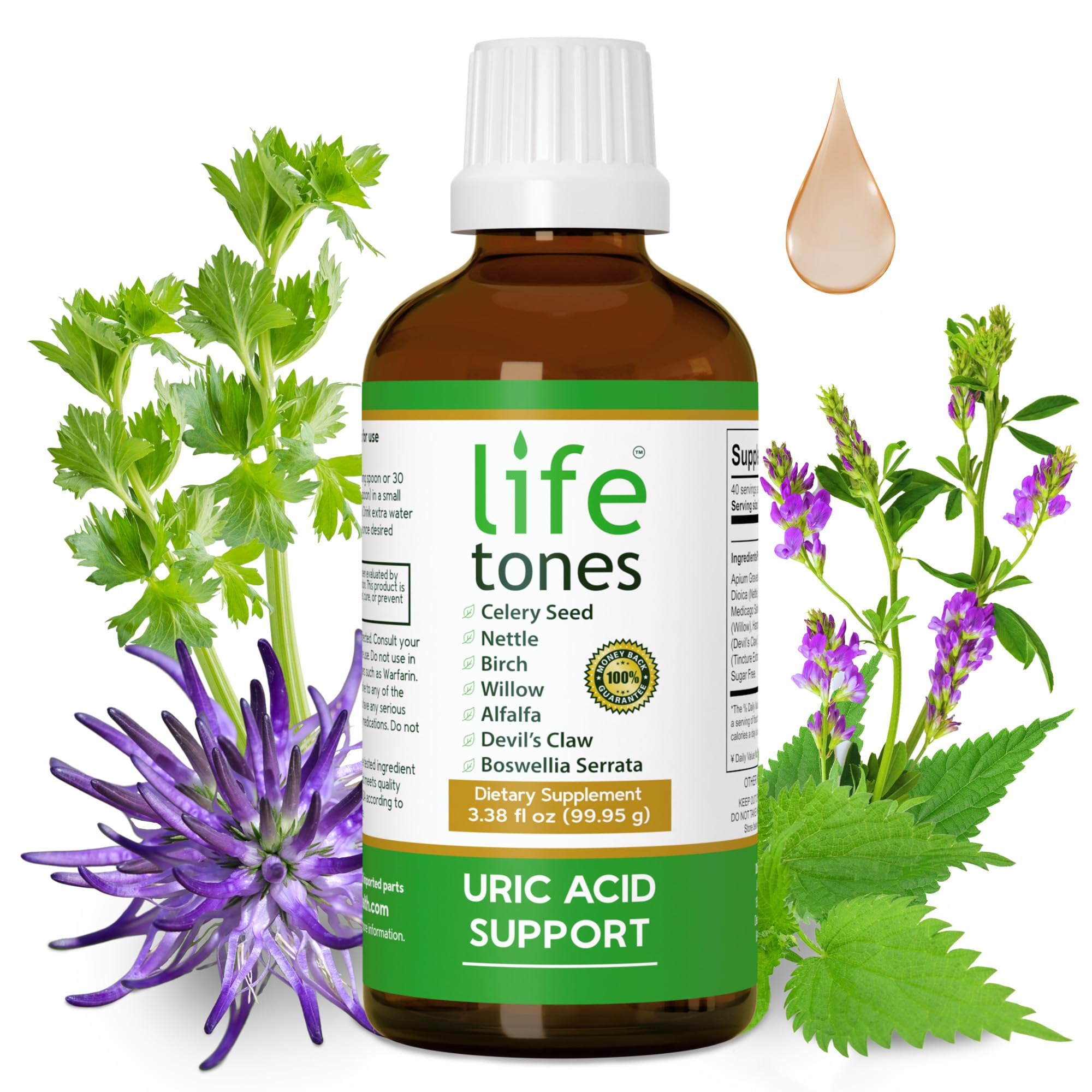 Life Tones Uric Acid Support helps joints during daily activities.