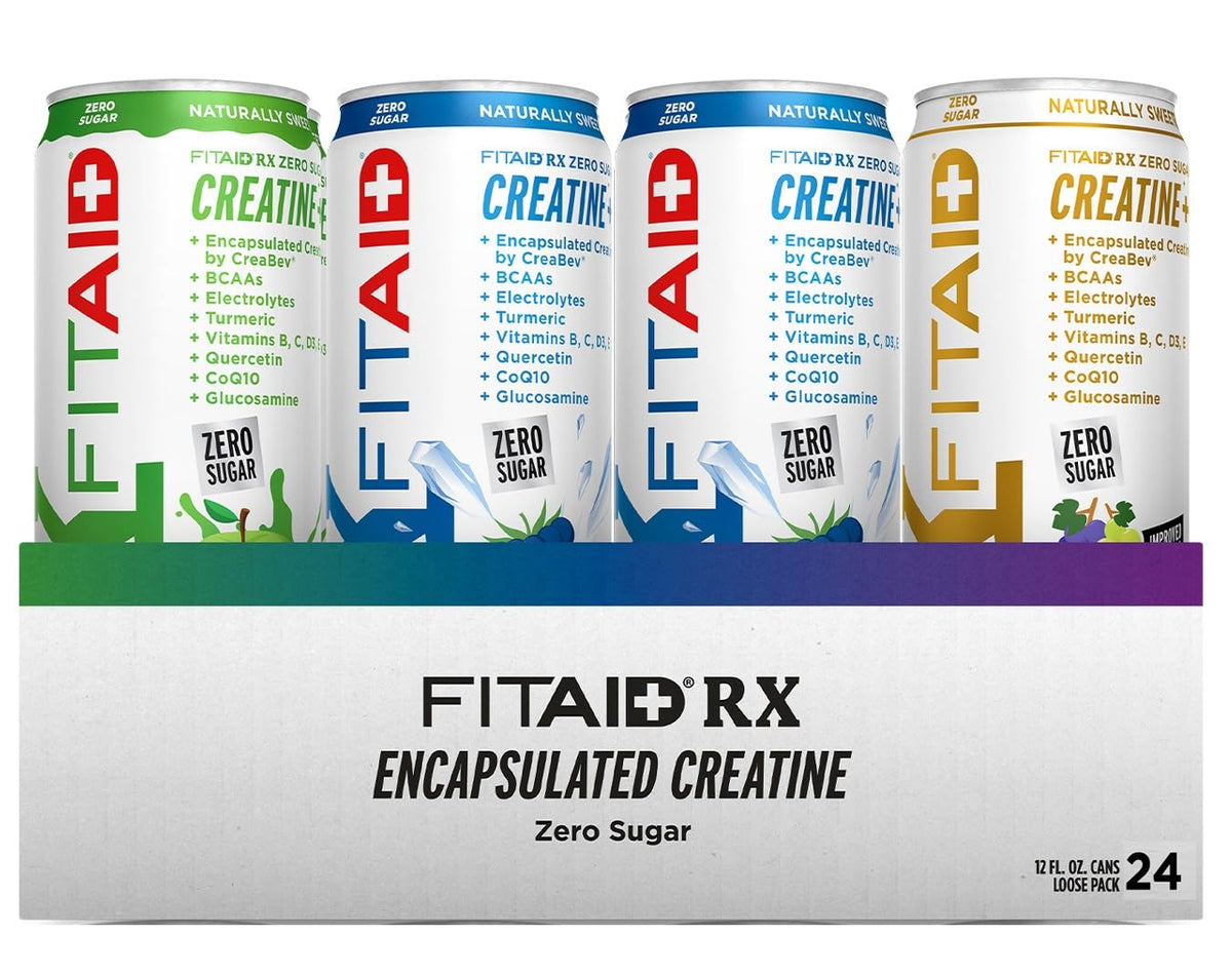 LIFEAID FITAID RX Zero Sugar bottle front view for post-workout recovery