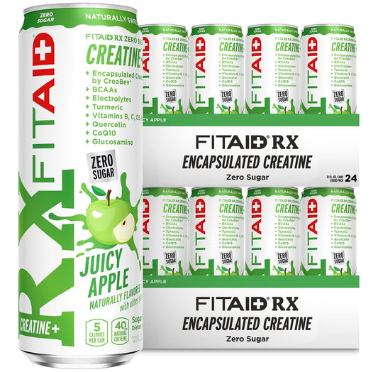 LIFEAID FITAID RX Zero Sugar bottle for post-workout recovery with encapsulated creatine