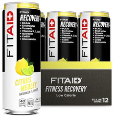 LIFEAID FITAID RX Zero Sugar ingredients close-up with creatine and BCAAs