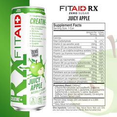 LIFEAID FITAID RX Zero Sugar no sugar claim on packaging