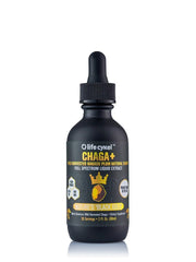 Life Cykel chaga Kakadu Plum bottle on shelf highlighting immune support potential