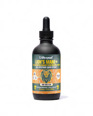 Life Cykel Lion's Mane bottle with dropper for mental clarity.