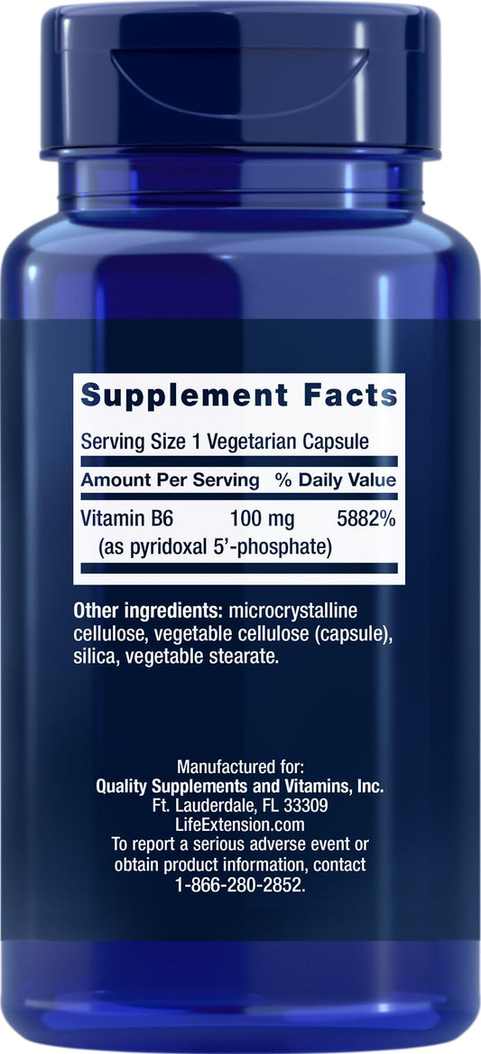 Life Extension P5P 90 capsules pack highlighting value for a two-bottle set