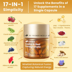 LIFEFRIEND DCI capsules with 40:1 blend for hormonal harmony.