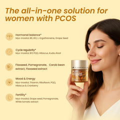 LIFEFRIEND Myo-Inositol capsules for ovarian support and cycle balance.
