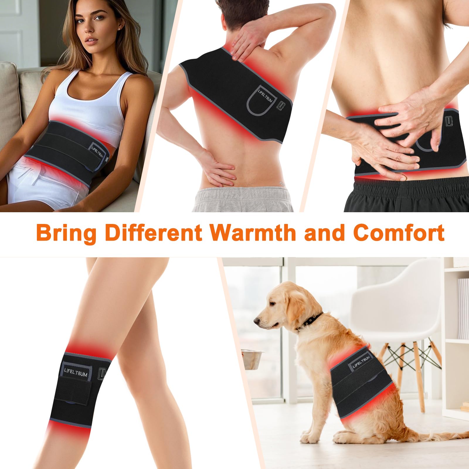 Gift ready lifelt8um red light therapy belt for loved ones.