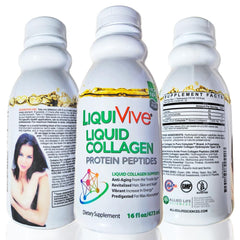 Life Miracle LiquiVive bottle on shelf suggests everyday self-care.