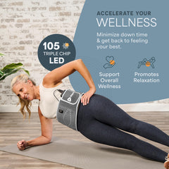 LifePro adjustable belt fits waist and back contours for personalized comfort