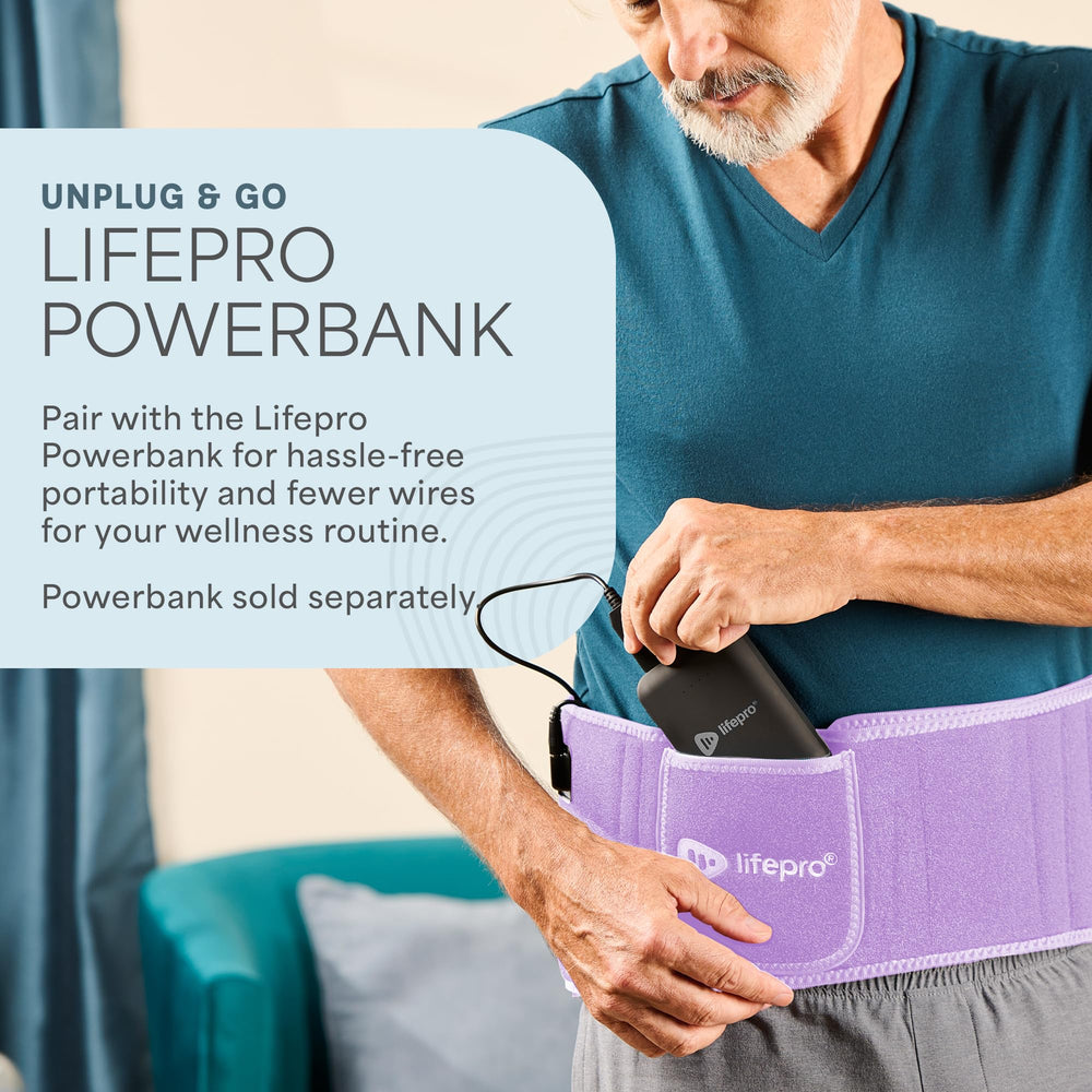 LifePro adjustable strap belt design offers snug, customizable fit.