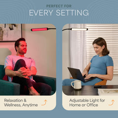 LifePro Lumaglow dual-head setup offers broad light coverage for focused sessions