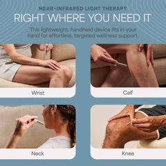 LifePro Lumicure Mini in-use scene showing easy activation.