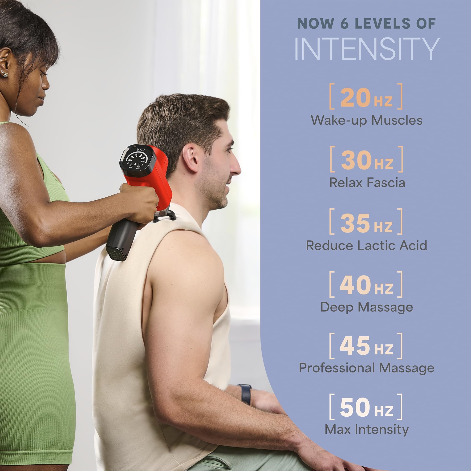 LifePro massage gun holder keeps device organized and portable