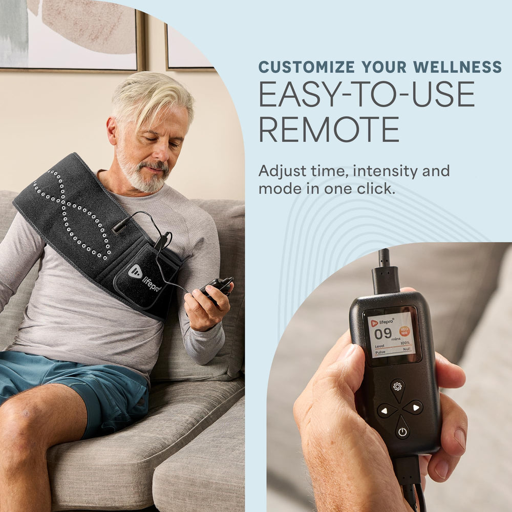 LifePro belt USB-powered for flexible setup anywhere.