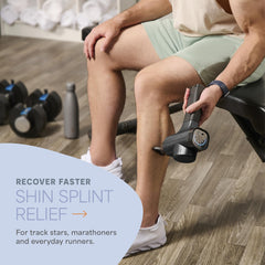 Full-body targeting with eight heads to reach quads, calves, traps, and glutes for athletes.