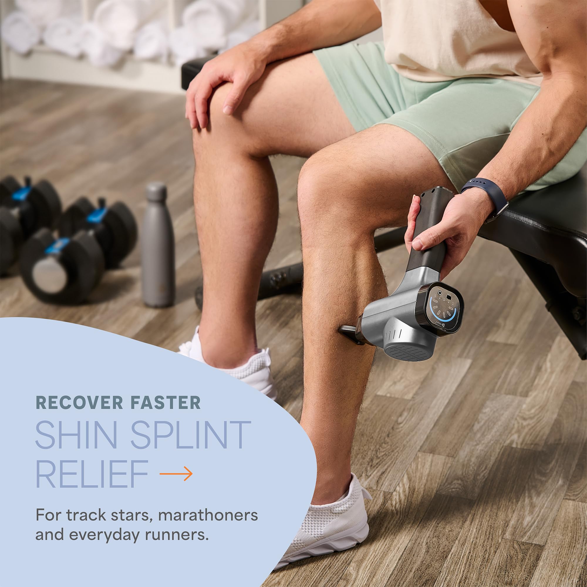 LifePro Sonic travel case keeps your massage gun ready on the go.
