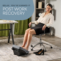 LifePro VibraFlow foot heating element delivers comforting warmth during relaxing sessions.