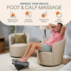 LifePro VibraFlow rolling-arch massage focuses on soothing the sole and arch area.