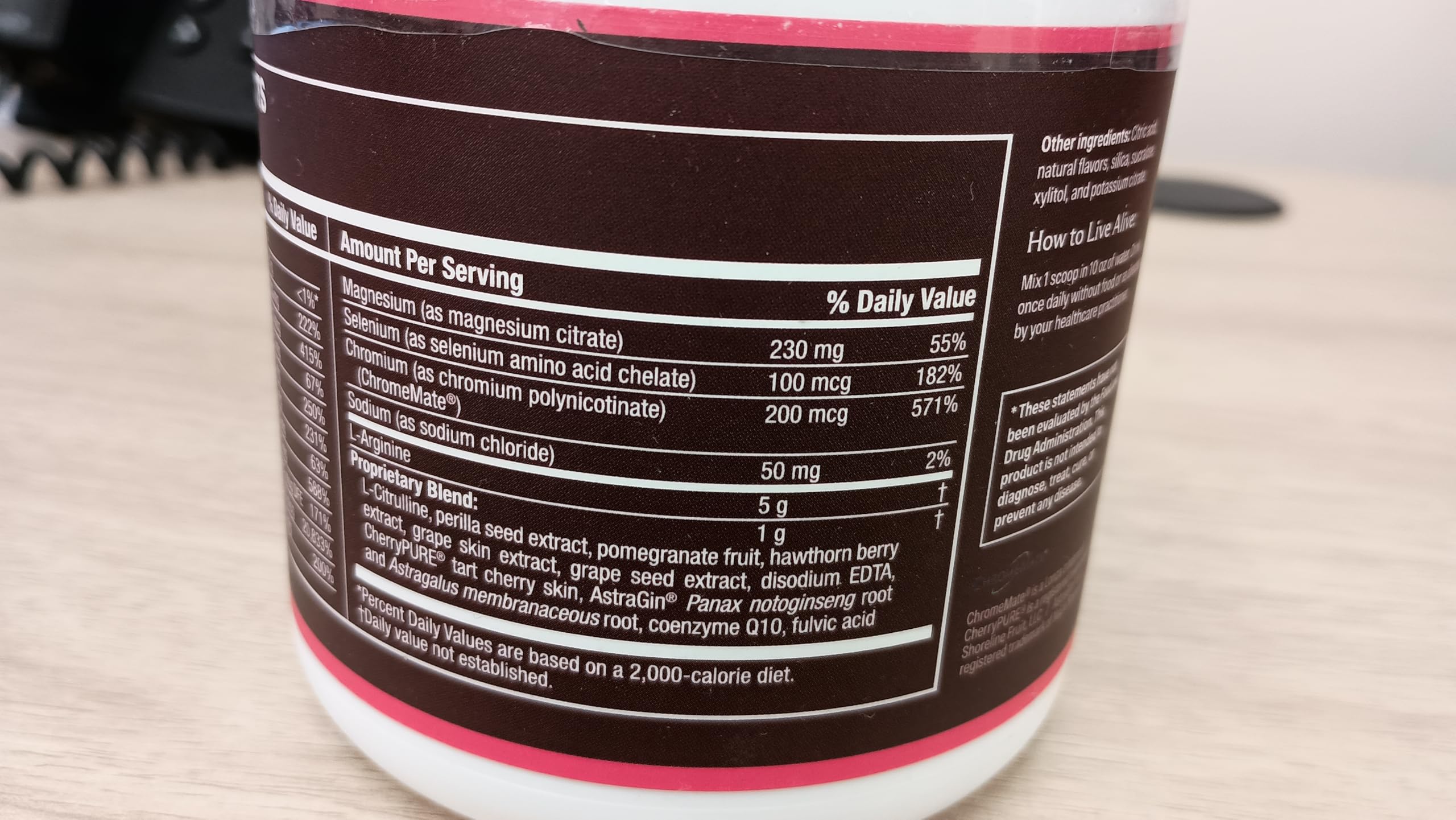 Life's Fortune dosing guide on the tub supports simple, reliable usage.